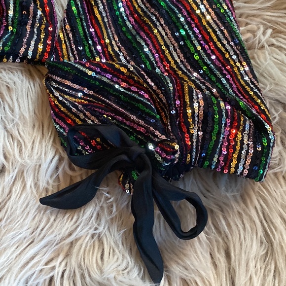 Free People multicolor sequin top - Picture 4 of 5